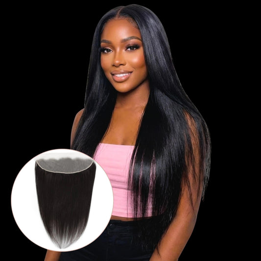 Malaysian Straight 13x4 Transparent Lace Human Hair Frontal by Private Label