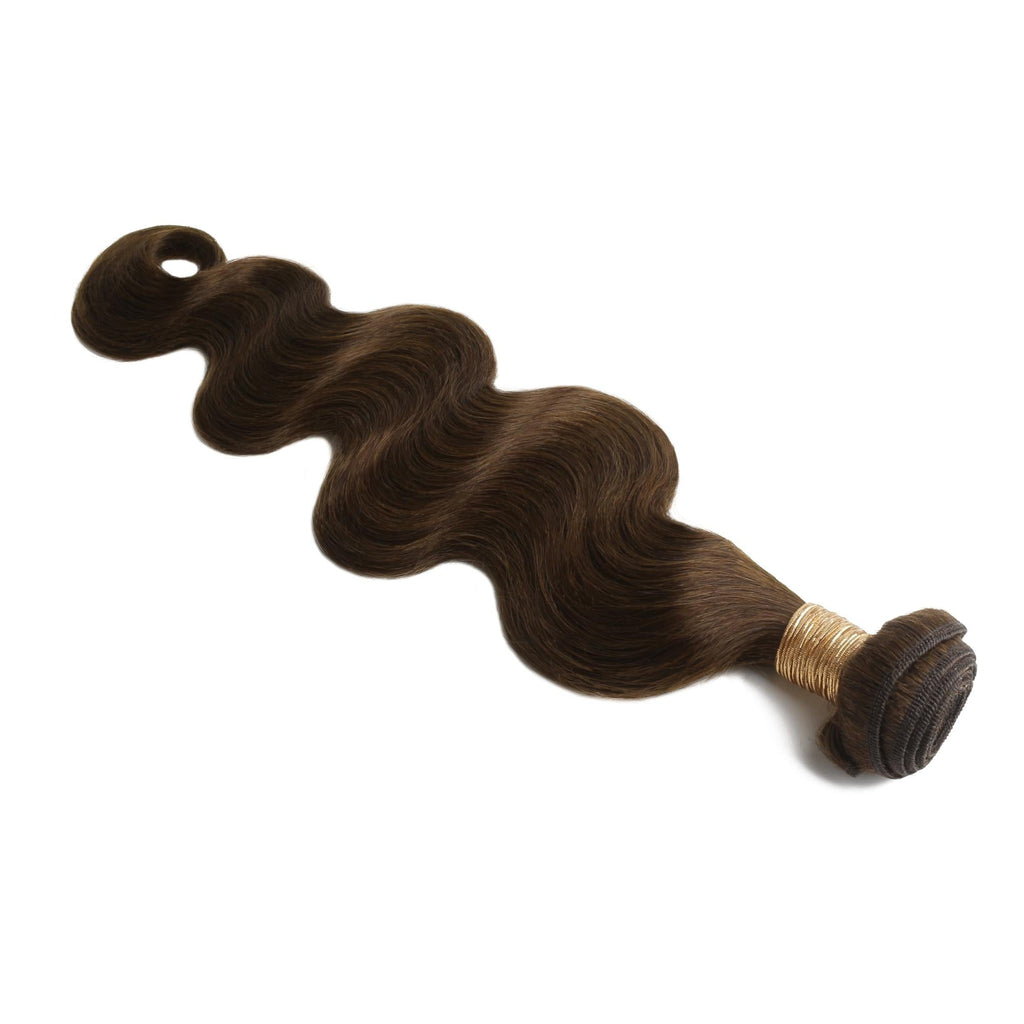 Medium Brown Body Wave 100% Human Hair Bundles by Private Label