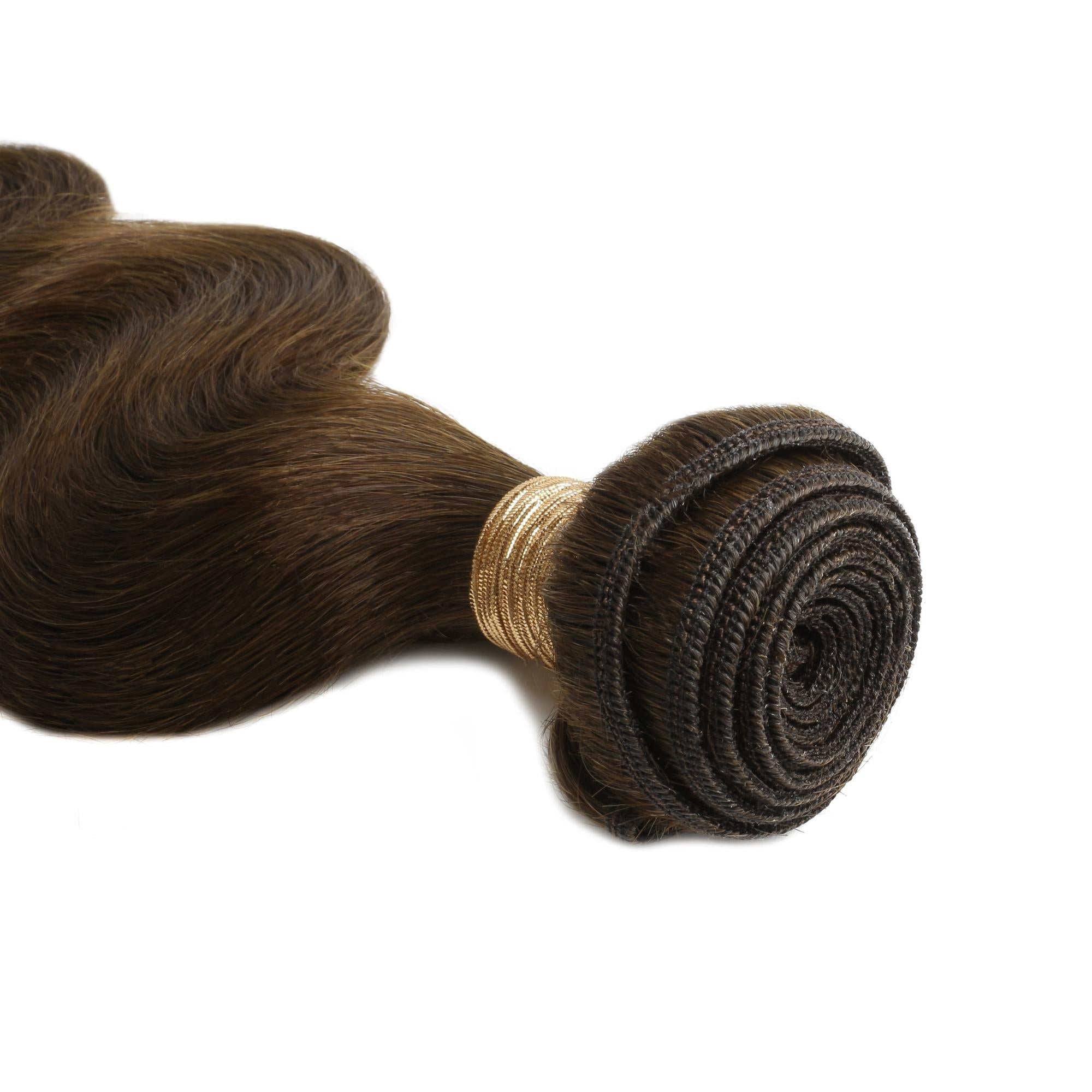 Medium Brown Body Wave 100% Human Hair Bundles by Private Label
