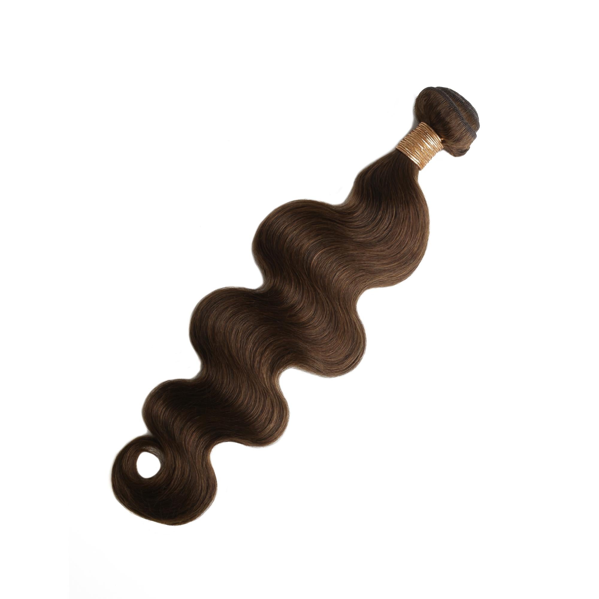Medium Brown Body Wave 100% Human Hair Bundles by Private Label