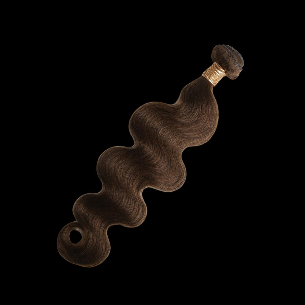 Medium Brown Body Wave 100% Human Hair Bundles by Private Label