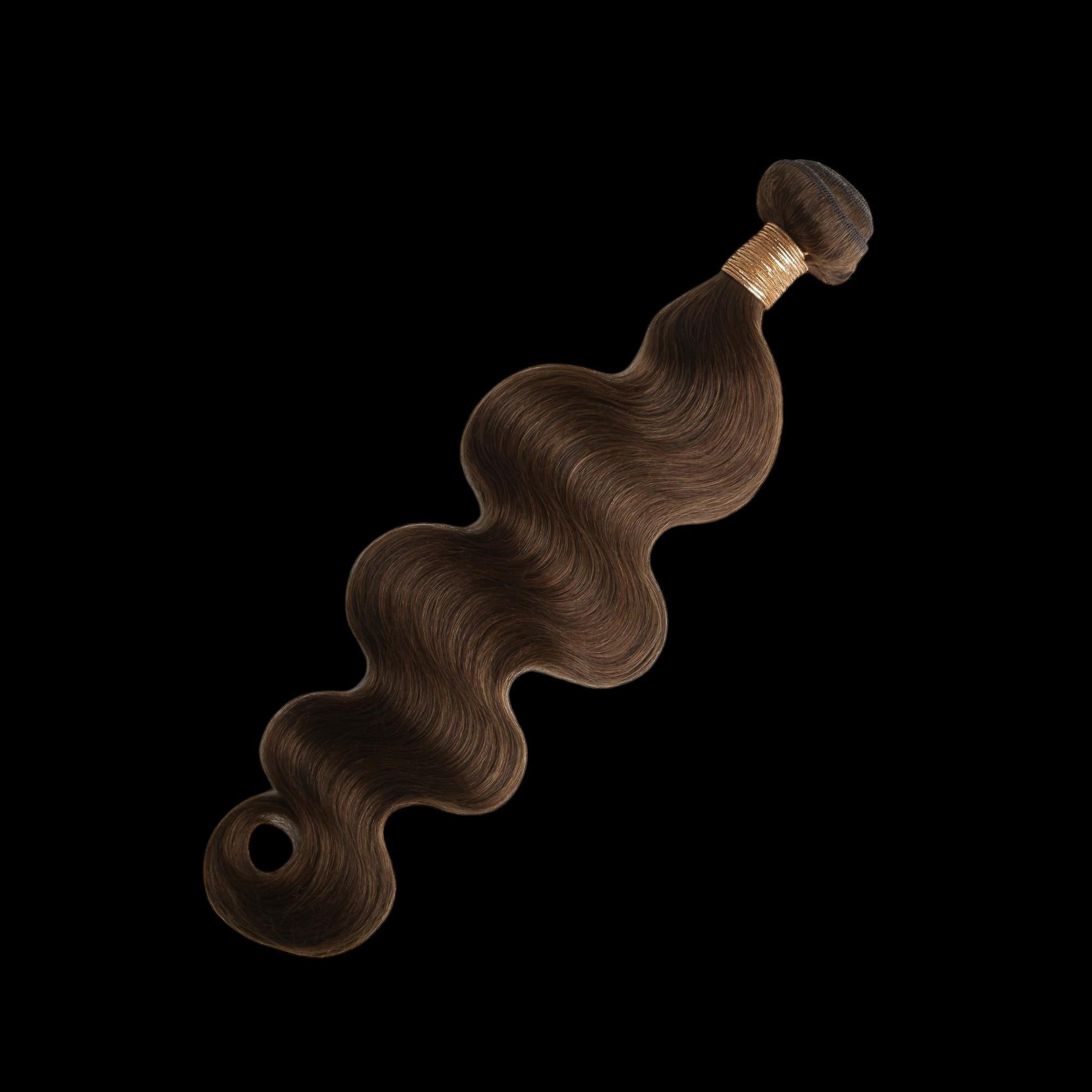 Medium Brown Body Wave 100% Human Hair Bundles by Private Label