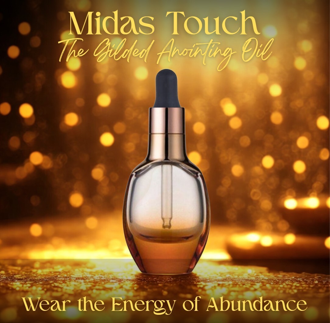 Midas Touch Gilded Anointing Oil – Amber Musk & Saffron Ritual Oil by Circe Boutique
