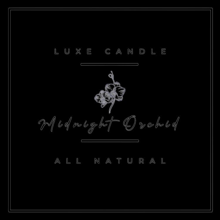 Midnight Orchid - Luxe Hand-Poured Natural Coconut Wax Candle by The Good Shaman