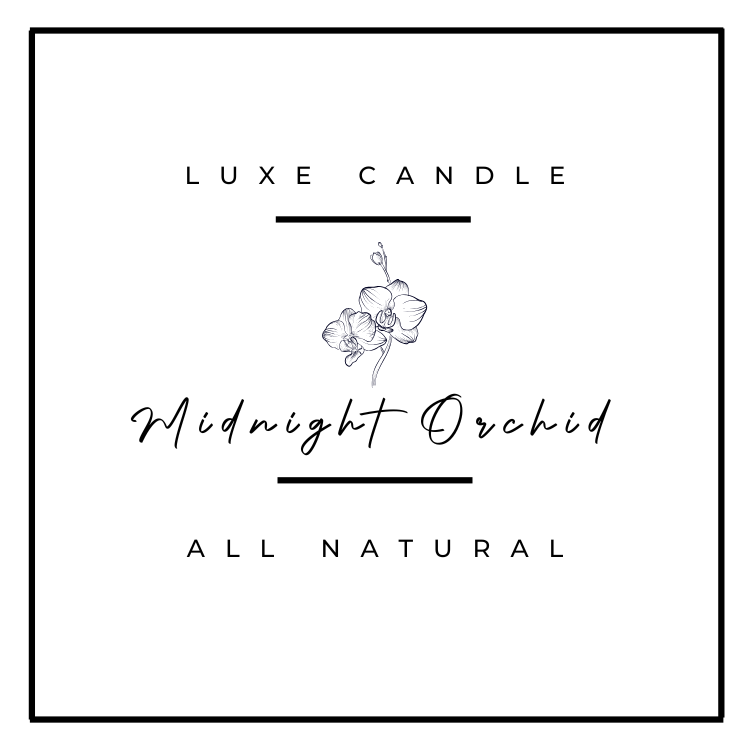 Midnight Orchid - Luxe Hand-Poured Natural Coconut Wax Candle by The Good Shaman