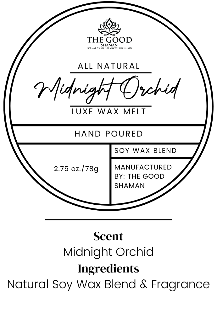 Midnight Orchid – Luxe Hand-Poured Natural Soy Wax Melts by The Good Shaman