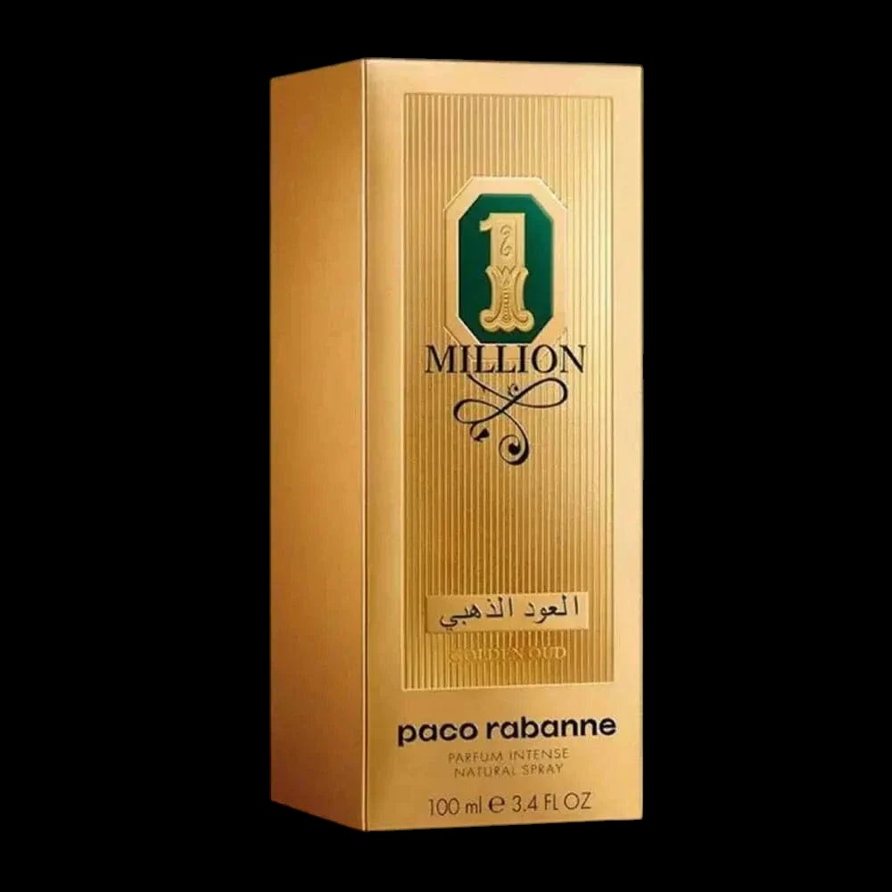 Million Gold Oud By Paco Rabanne For Men 3.4 EDP Spray by perfumesandrea