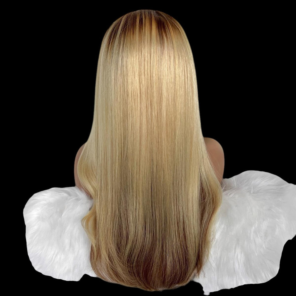 Monique Glueless 5x5 HD Lace Professionally Colored 100% Human Hair Closure Wig by Private Label