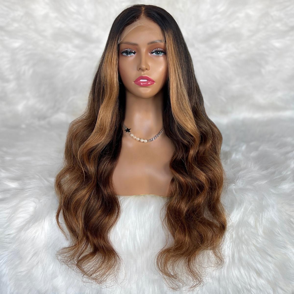 Mystique Glueless 5x5 HD Lace Professionally Colored 100% Human Hair Closure Wig by Private Label
