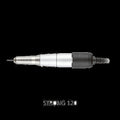 STRONG 120 30K CARBON BRUSH HANDPIECE(3/32″, 210) - SAESHIN by kvadrat store