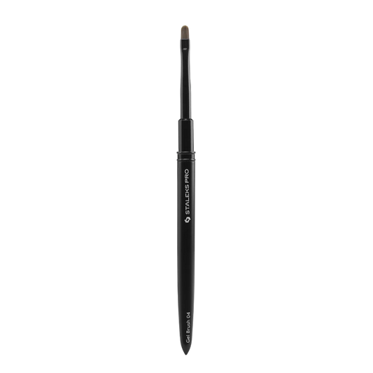 Brush For Gel EXPERT Width 4 mm/ Length 7 mm NBE-04 -STALEKS