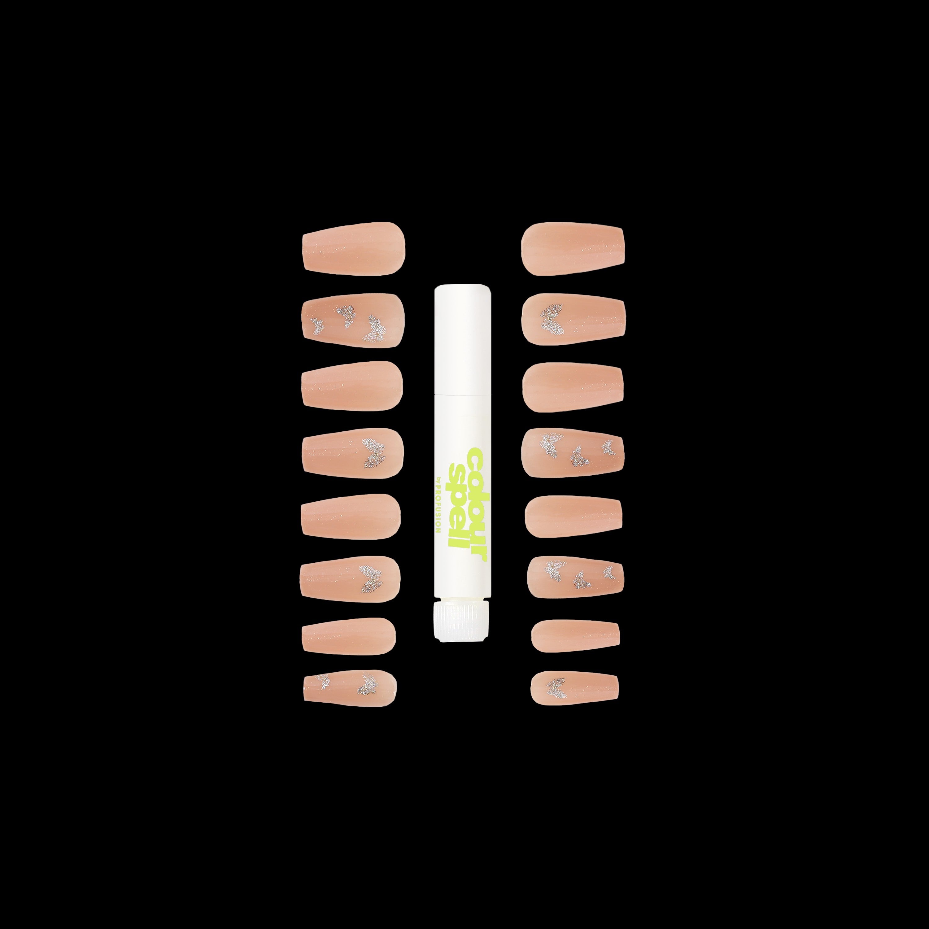 Press On Nails & Glue -Nude by ColourSpell
