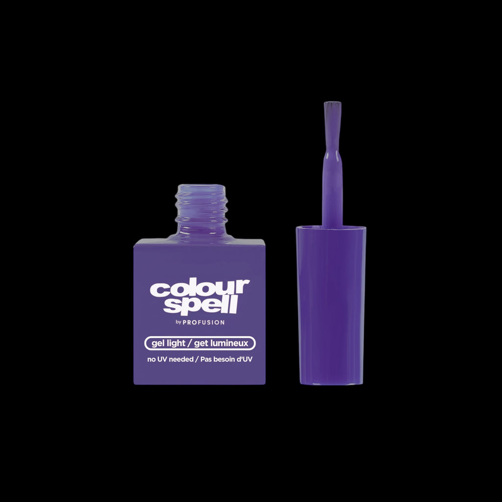 Long Wearing Gel Light Nail Polish - Violet by ColourSpell