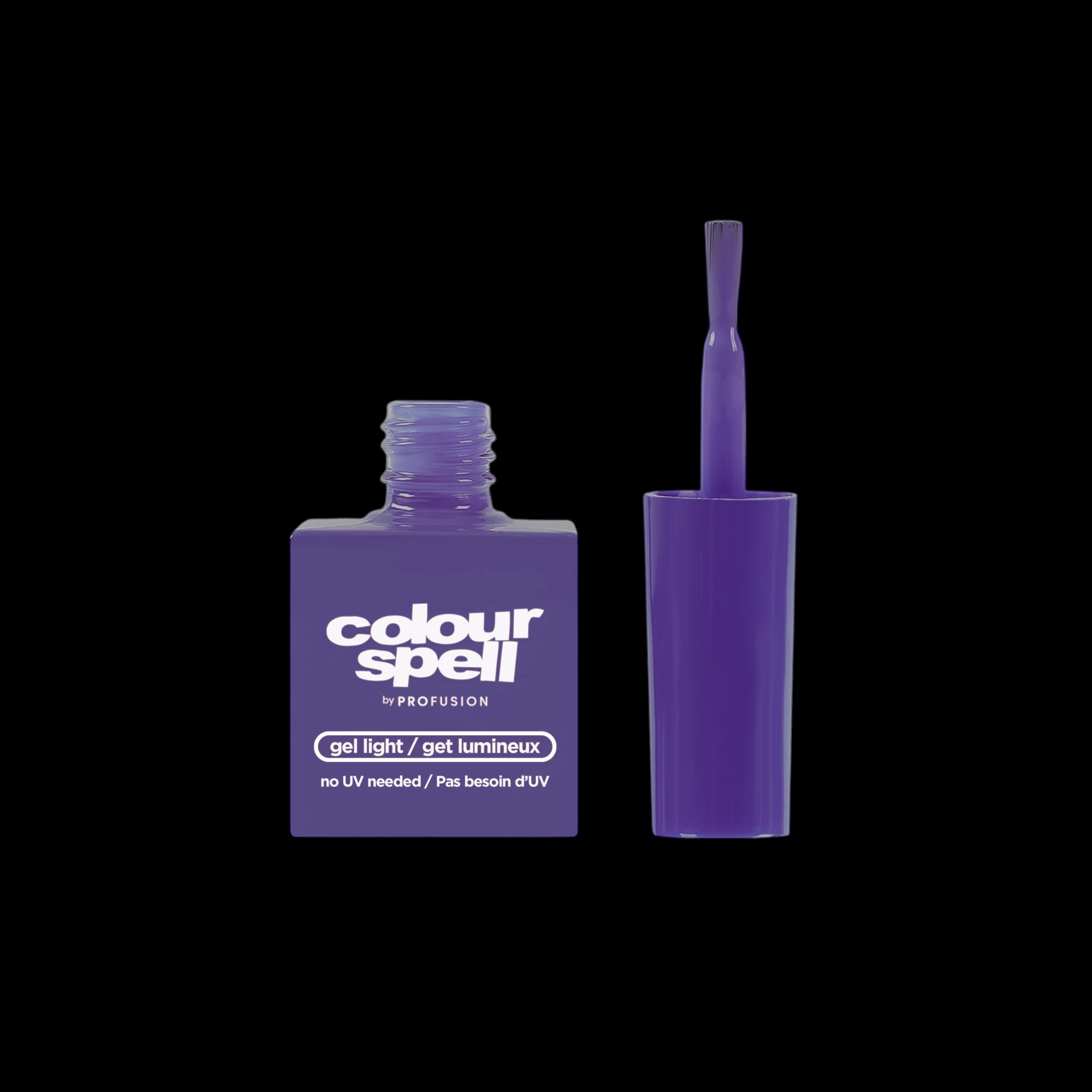 Long Wearing Gel Light Nail Polish - Violet by ColourSpell