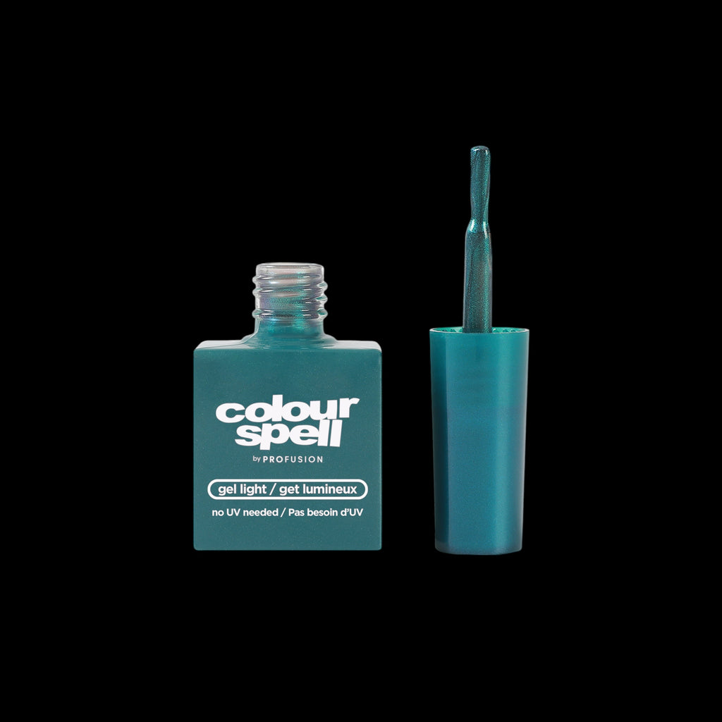 Long Wearing Gel Light Nail Polish - Teal by ColourSpell