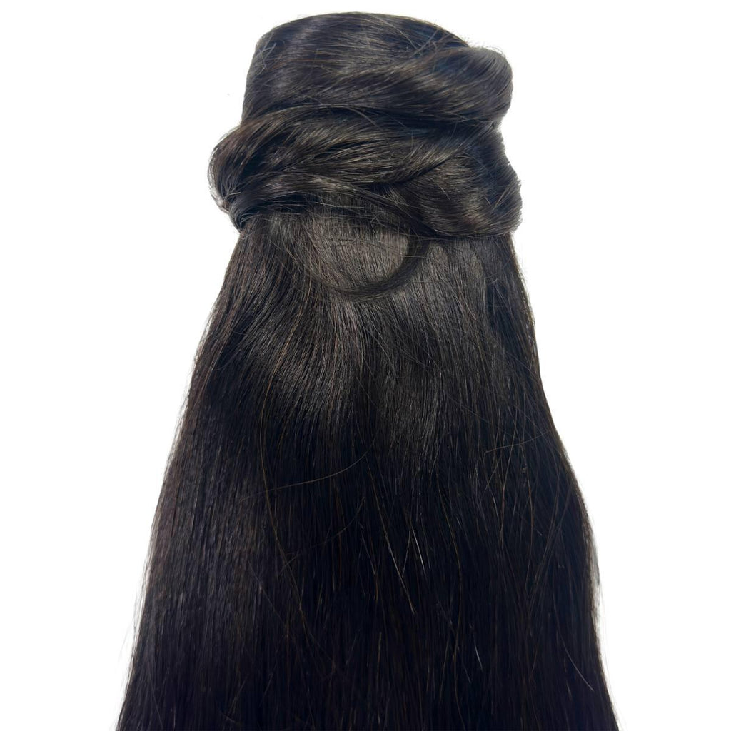 Natural Black 100% Human Hair Ponytail Extension by Private Label