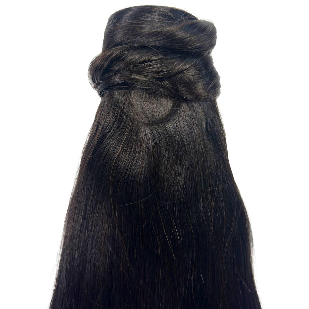 Natural Black 100% Human Hair Ponytail Extension by Private Label