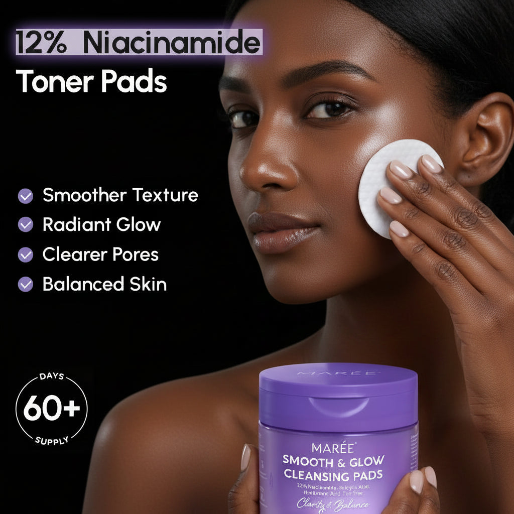 12% Niacinamide Smooth & Glow Pads by Maree