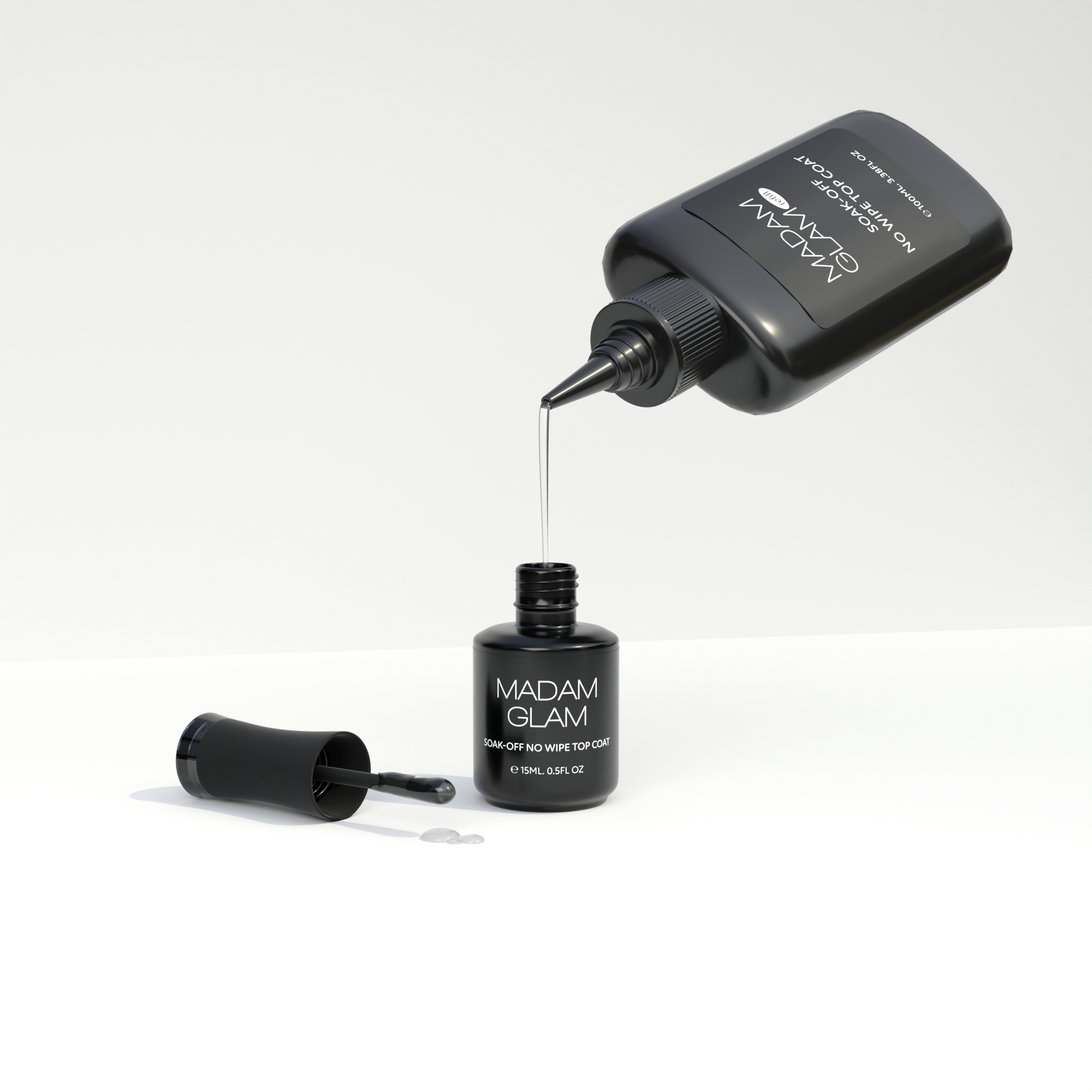 No Wipe Top Coat - Refill by Madam Glam