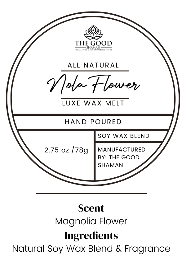 Nola Flower - Luxe Hand-Poured Natural Soy Wax Melts by The Good Shaman