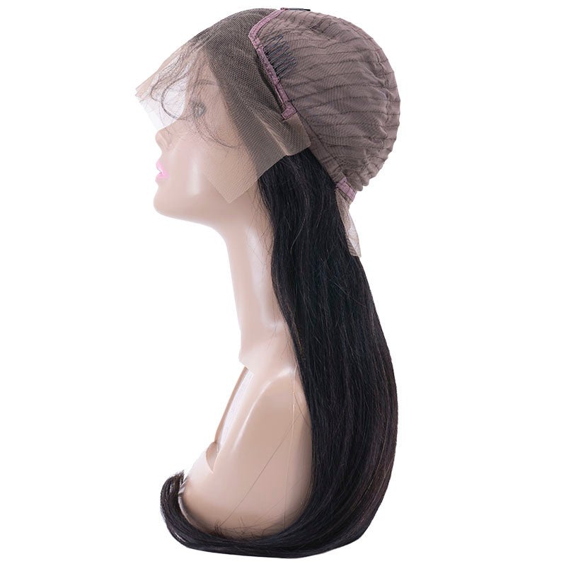 Straight 13x4 Transparent Lace Front Human Hair Wig by Private Label