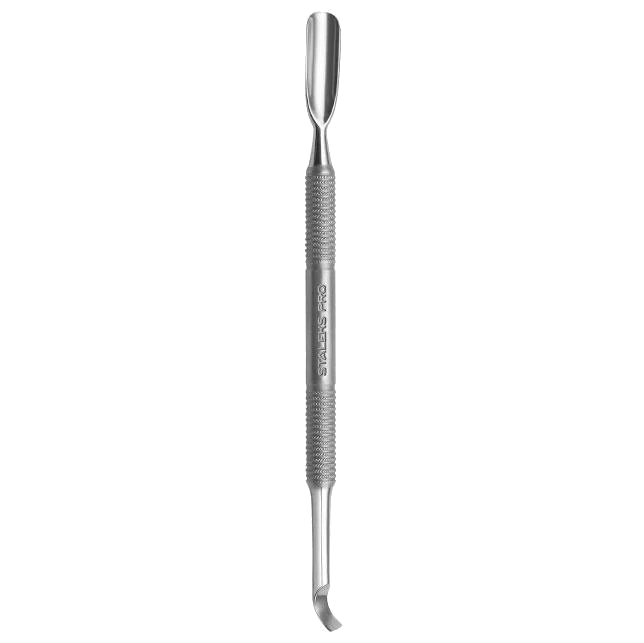 STALEKS PRO EXPERT CUTICLE PUSHER (ROUNDED PUSHER AND BENT BLADE) PE-30/4.2- STALEKS™ by kvadrat store