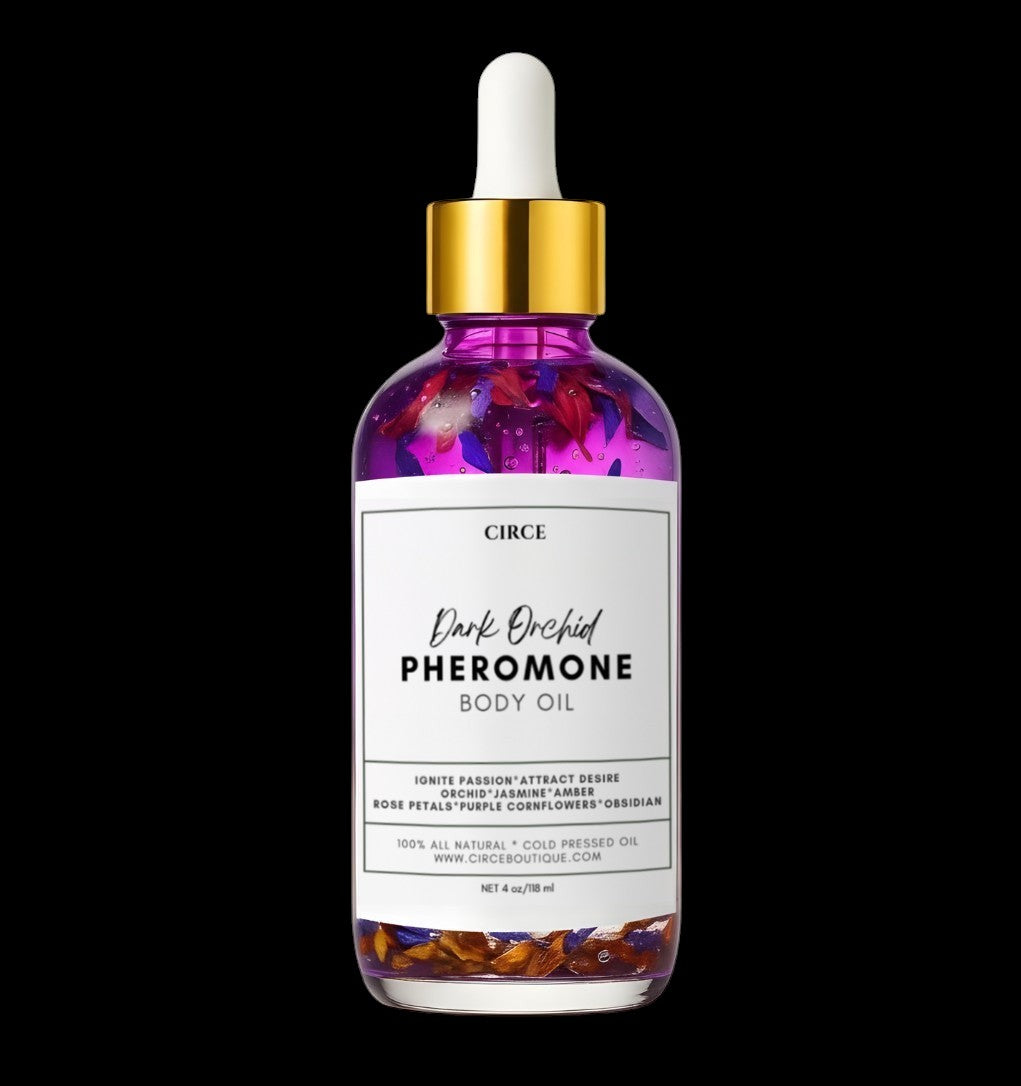 Dark Orchid Pheromone Body Oil – Orchid, Jasmine & Amber Ritual Oil by Circe Boutique