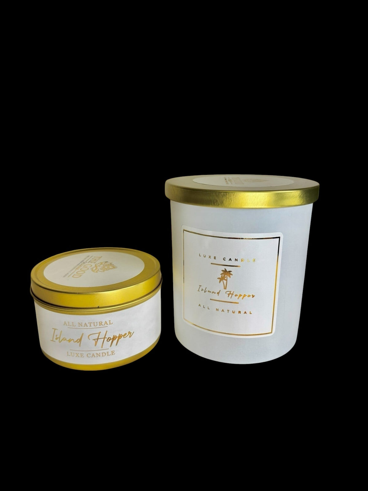 Island Hopper - Luxe Hand-Poured Natural Coconut Wax Candle - AetherLux.Shop