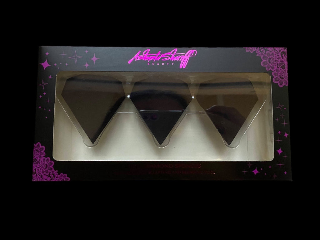 Ashunta Sheriff Beauty Diamond Sponge 3 pc set by Ashunta Sheriff Beauty