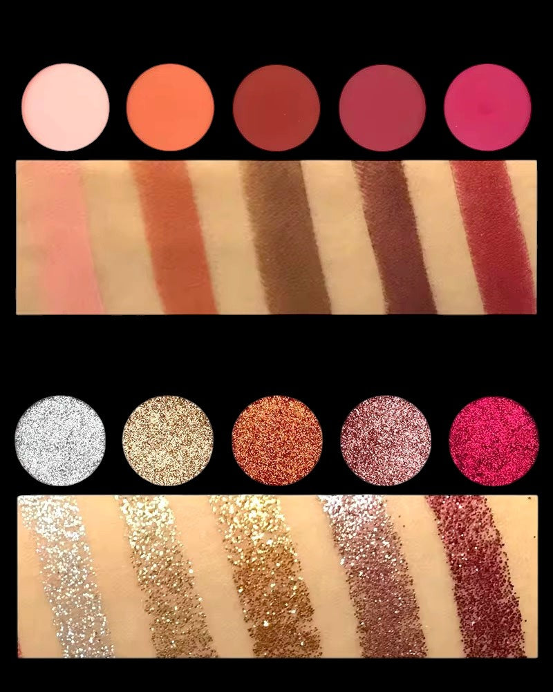 Ashunta Sheriff Beauty Unicorn II Glitter & Matte Shadow Palette by Ashunta Sheriff Beauty