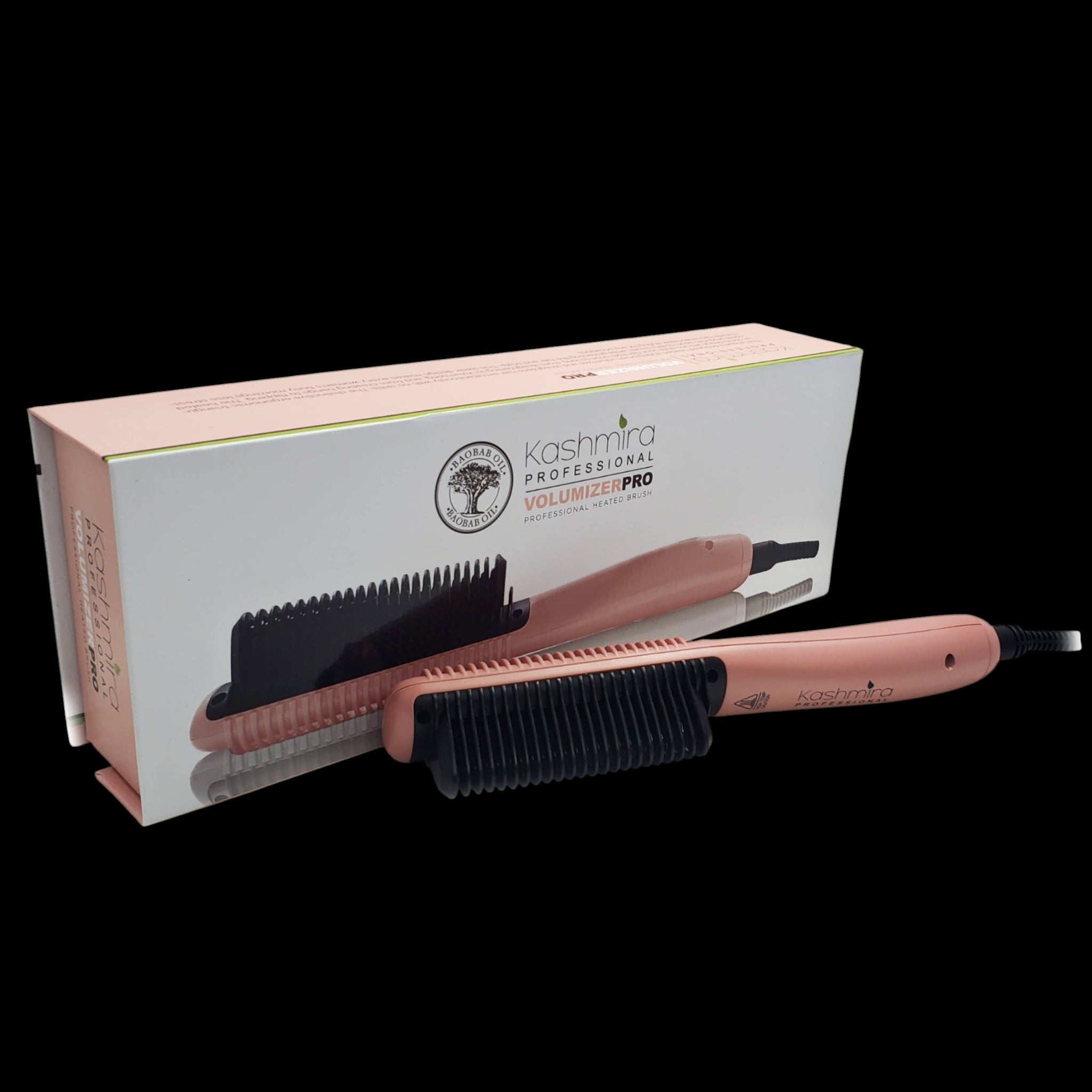 Volumizer Pro Ionic Ceramic Comb Plated Heated Brush - Rose Gold by VYSN