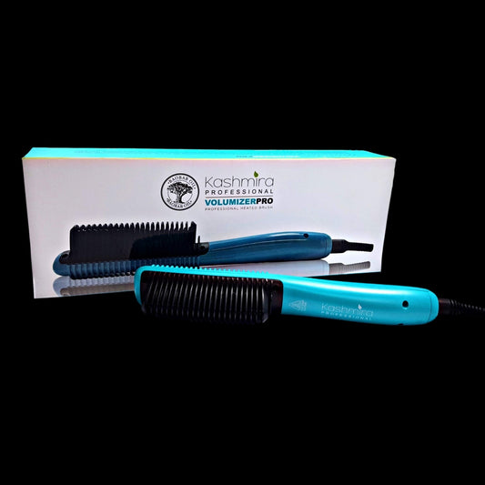 Volumizer Pro Ionic Ceramic Comb Plated Heated Brush - Turquoise by VYSN