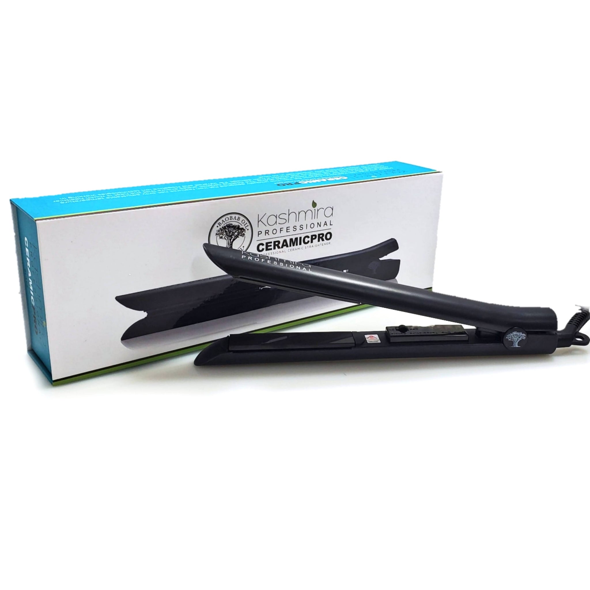 Ceramic Pro 1" Infrared & Ionic Technology Flat Iron - Black by VYSN