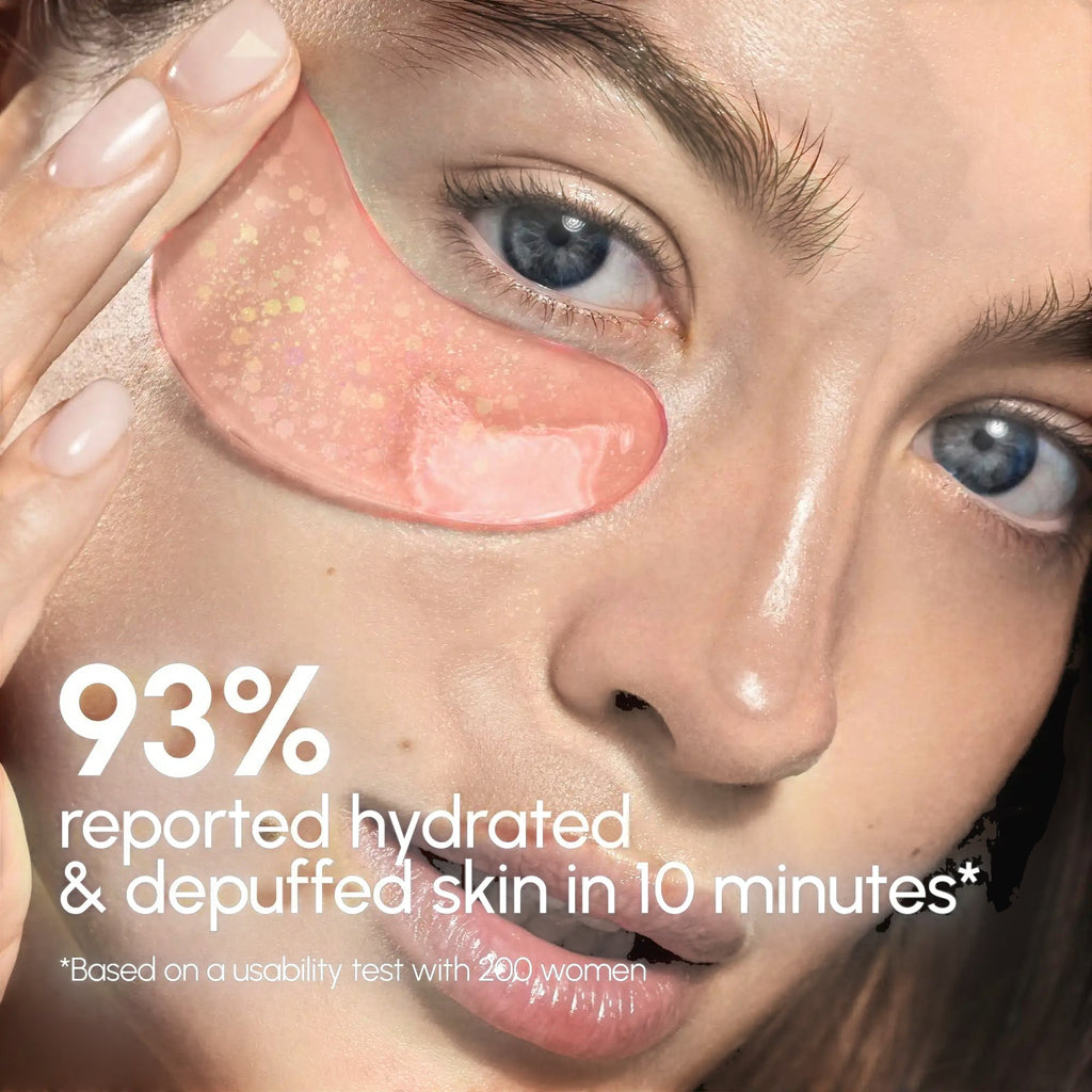 Pink Eye Patches for Puffy Eyes by Maree