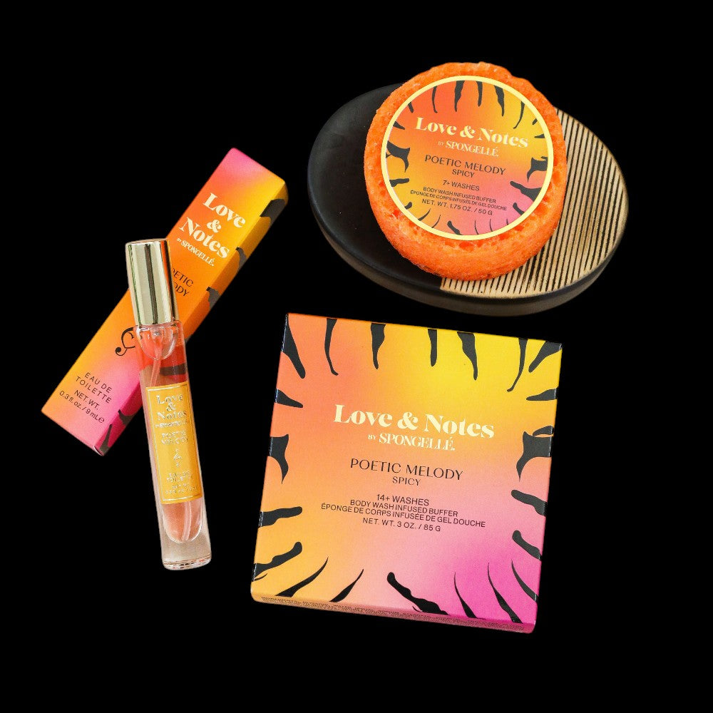 Poetic Melody Love & Notes Trio Set by Spongellé