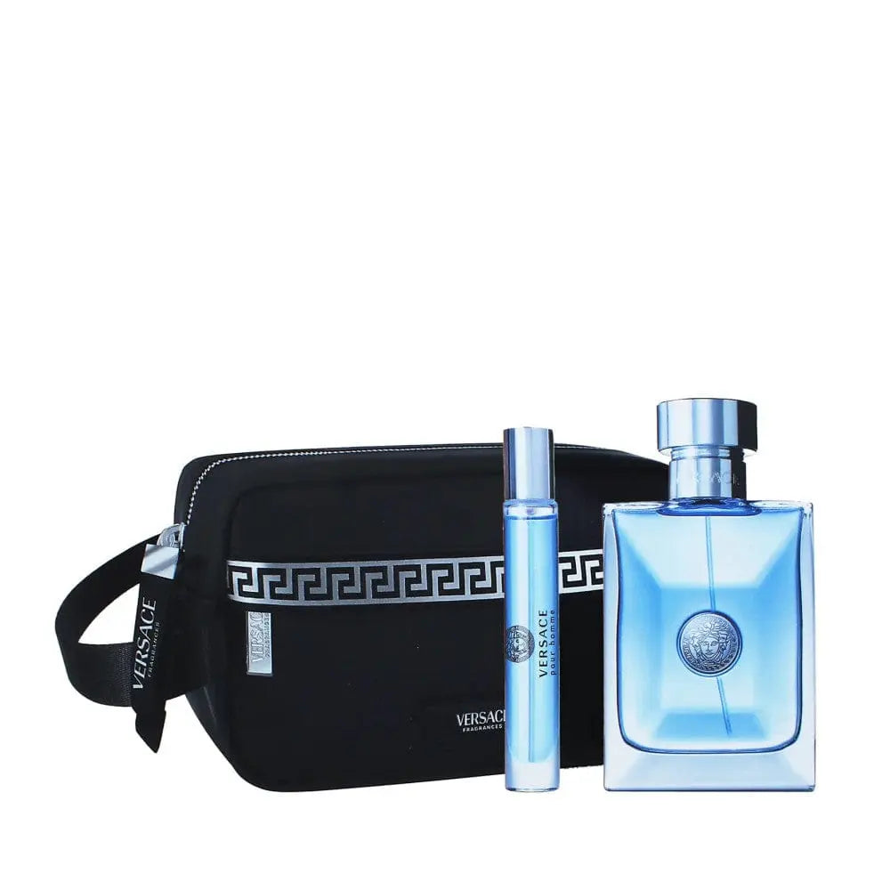 Pour Homme By Versace For Men 3Pcs Set EDT Spray by perfumesandrea