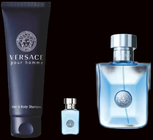 Pour Homme By Versace For Men 3Pcs Set EDT Spray by perfumesandrea
