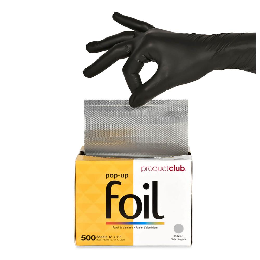 Product Club Silver Pop-Up Hair Foil - 5" x 11" - 500ct by Beauty Supply 123 Outlet