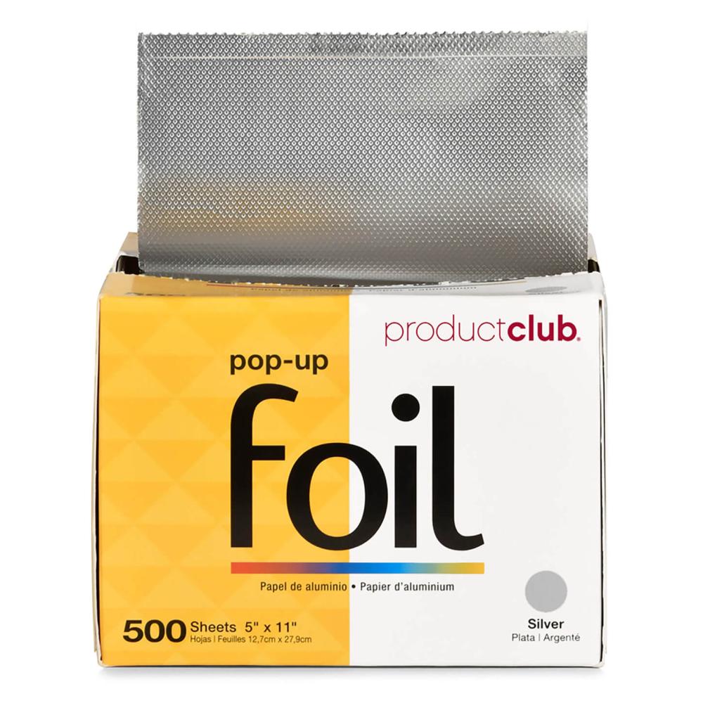 Product Club Silver Pop-Up Hair Foil - 5" x 11" - 500ct by Beauty Supply 123 Outlet