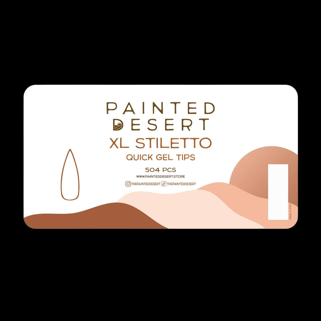 XL Stiletto Quick Gel Tips by Painted Desert