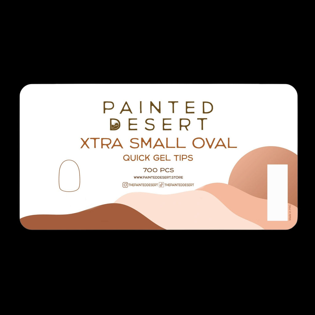 Xtra Small Oval Quick Gel Tips by Painted Desert