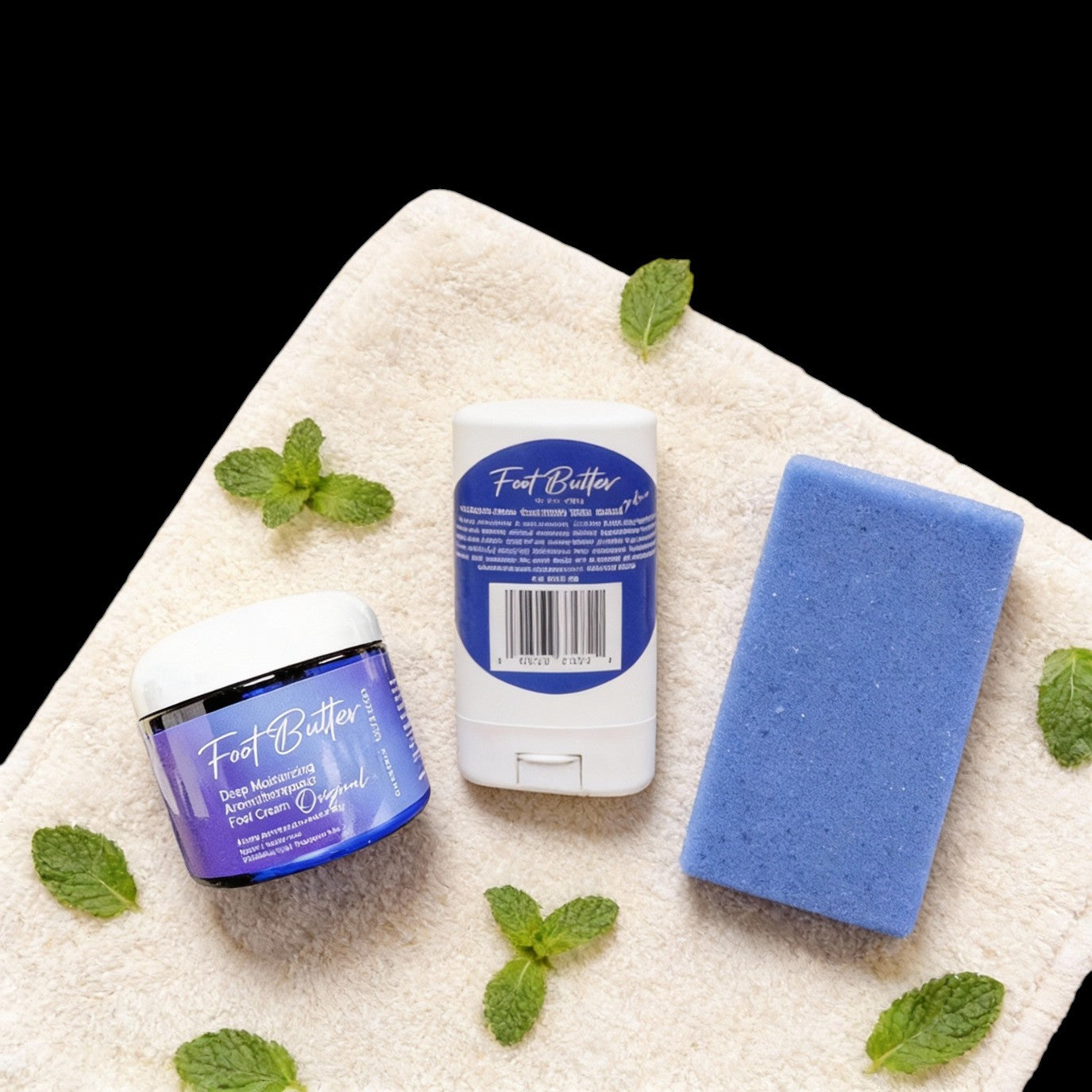 Foot Butter Travel Set – Mini Moisturizers & Pumice Scrub by Foot Butter by Dr Ron