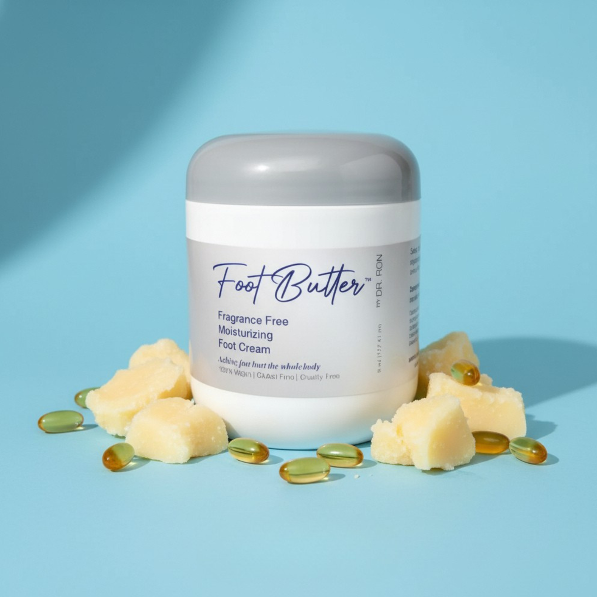 Fragrance-Free Foot Butter Massage Cream – Deep Moisture for Dry, Sensitive Feet