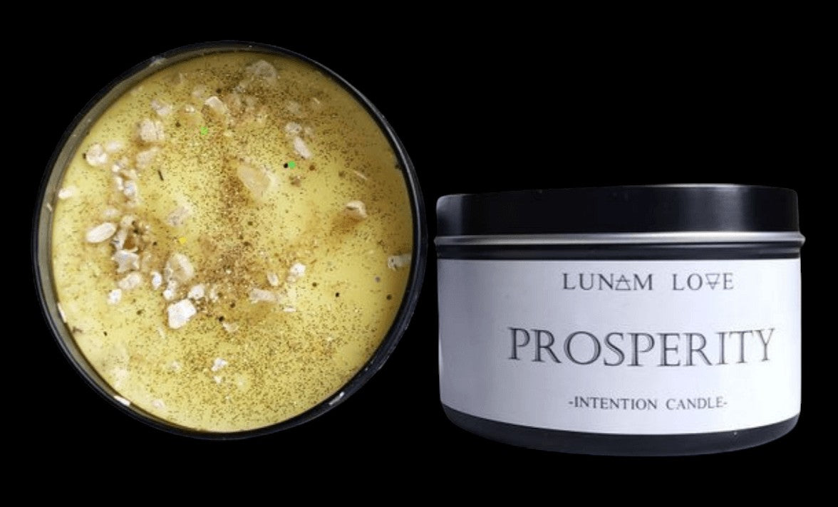 Prosperity Tin Candle - AetherLux.Shop