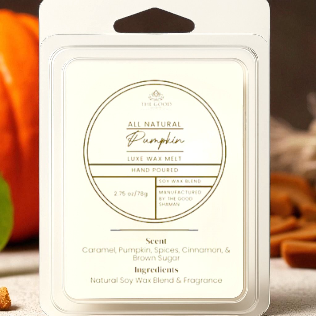 Pumpkin – Luxe Hand-Poured Natural Soy Wax Melts by The Good Shaman