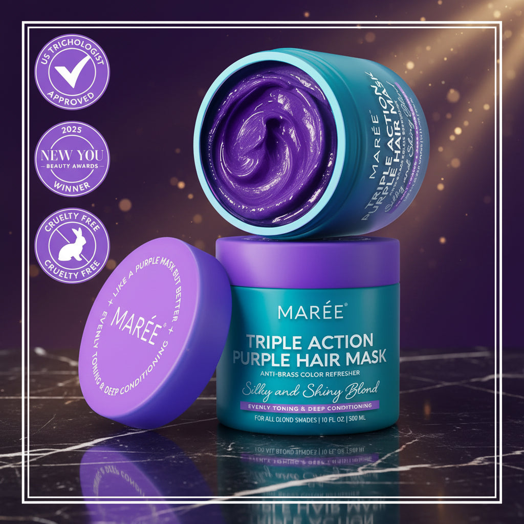 Purple Mask for Blonde Hair by Maree