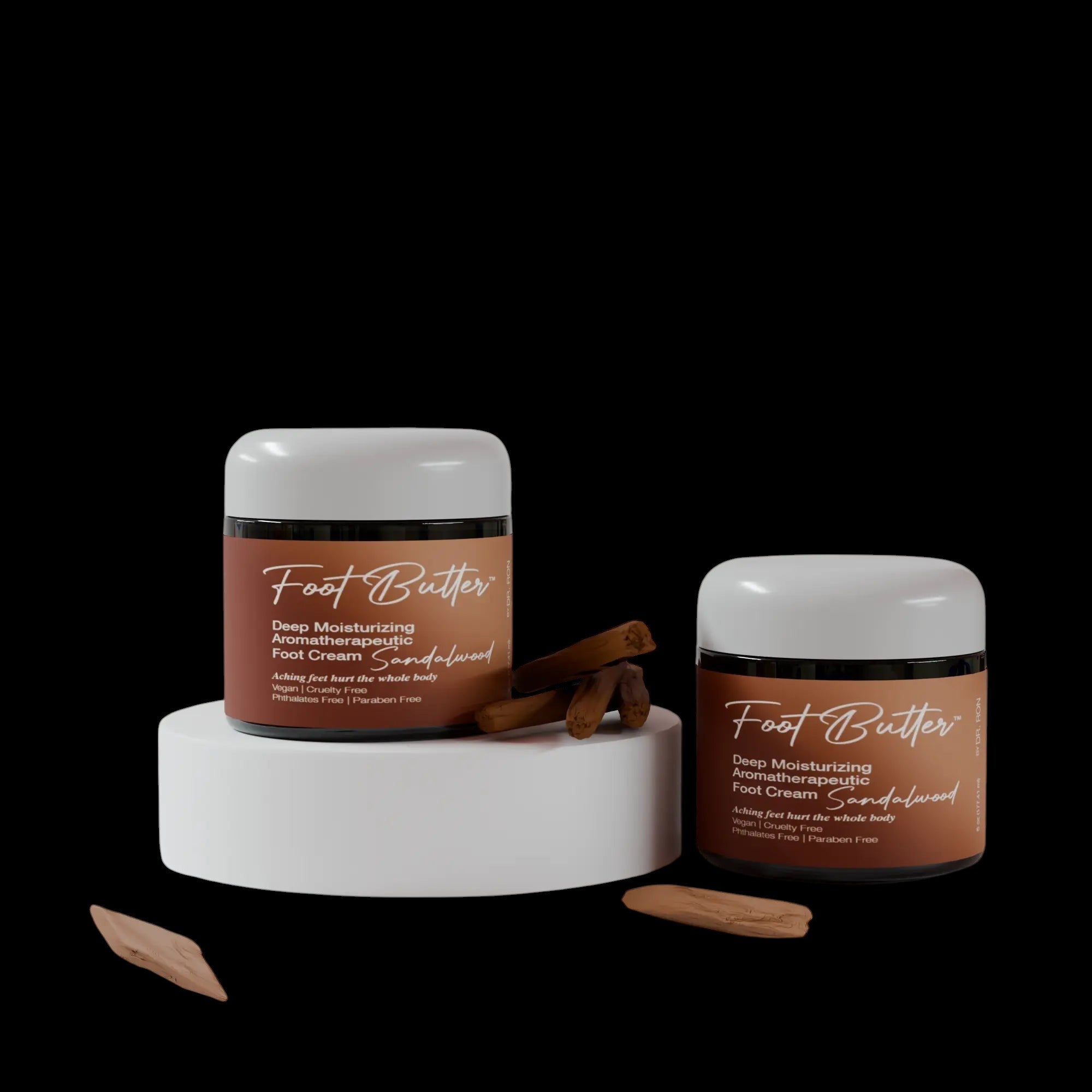 Sandalwood Foot Butter – Deep Moisturizing Foot Cream for Dry, Rough Skin by Foot Butter by Dr Ron