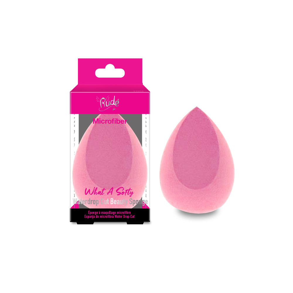 RUDE What A Softy Beauty Sponge - RUDE What A Softy Microfiber Waterdrop Cut Beauty Sponge by VYSN