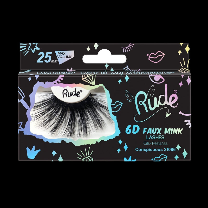RUDE Faux Mink 6D Lashes - Conspicuous by VYSN