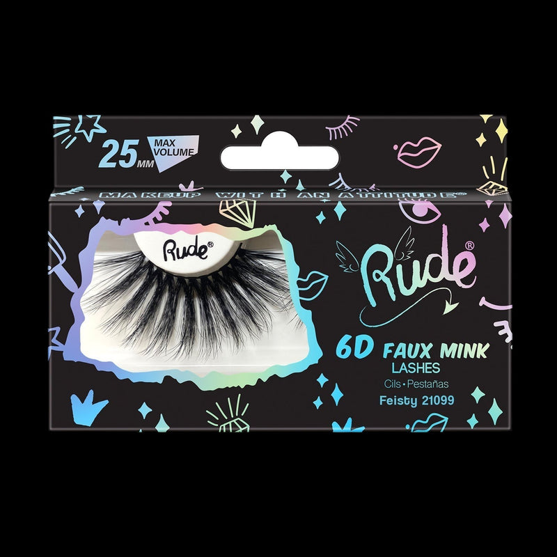 RUDE Faux Mink 6D Lashes - Feisty by VYSN